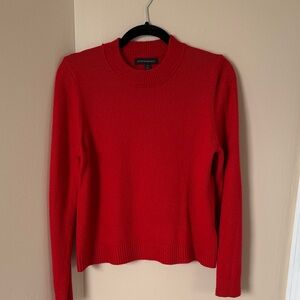 Banana Republic Vibrant Red Crew Neck Sweater, Medium